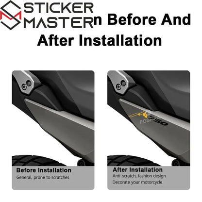 Honda Transalp XL 750 Sticker Seti | 2023-2025 Yan Panel Logosu 2 Adet - Sticker Master