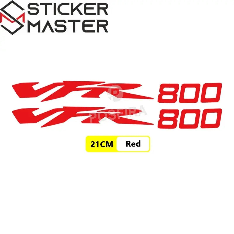 Honda VFR 800 Sticker Seti | VTEC ve Fi Uyumlu Grenaj Logosu (1998-2002) - Sticker Master