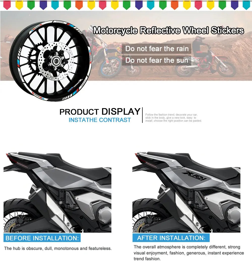 Honda X-ADV 750 Sticker Seti | Yan Grenaj Logosu 20cm (Her Renk) Sticker Master
