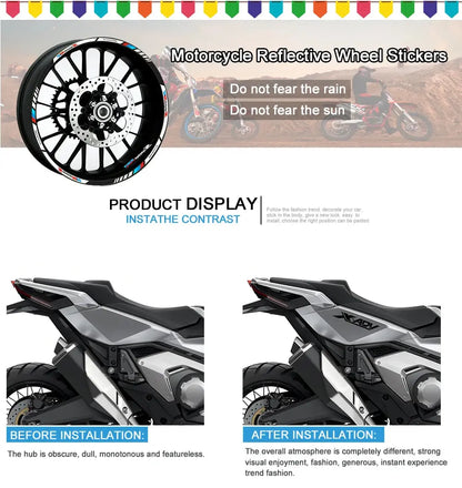Honda X-ADV 750 Sticker Seti | Yan Grenaj Logosu 20cm (Her Renk) Sticker Master