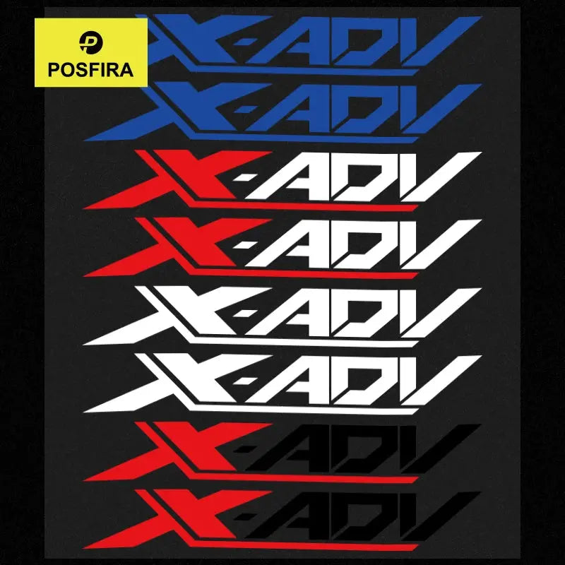 Honda X-ADV 750 Sticker Seti | Yan Grenaj Logosu (Her Renk) Sticker Master