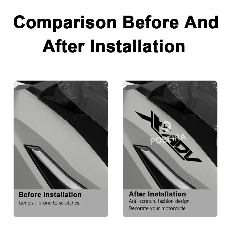 Honda X-ADV 750 Sticker Seti | Yan Grenaj Logosu (Her Renk) Sticker Master
