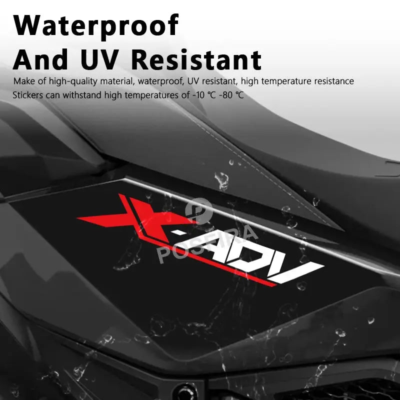 Honda X-ADV 750 Sticker Seti | Yan Grenaj Logosu (Her Renk) Sticker Master