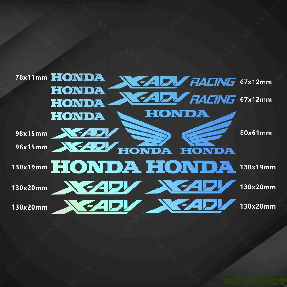 Honda X-ADV Sticker Seti Logo Çıkartma | Sticker Master Sticker Master
