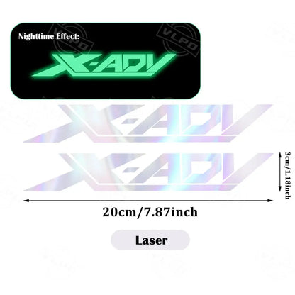 Honda X-ADV Sticker Seti | Ön Grenaj Lazer Logosu (2017-2026) Sticker Master