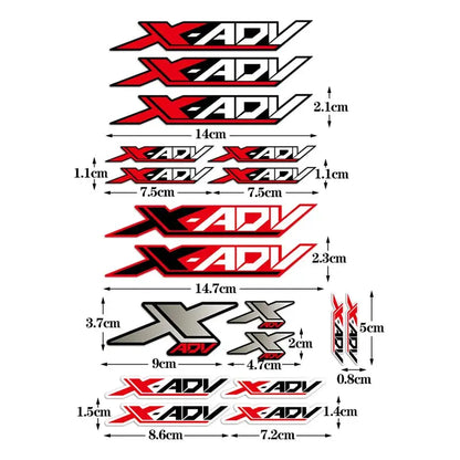 Honda X-ADV Sticker Seti | Ön Grenaj Logosu (750 / 350 / 150 Uyumlu) - Sticker Master