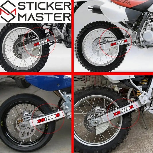 Honda XR Sticker | XR 600R 650R 400R 250R Arka Maşa Decal Seti (21-23 cm) Sticker Master