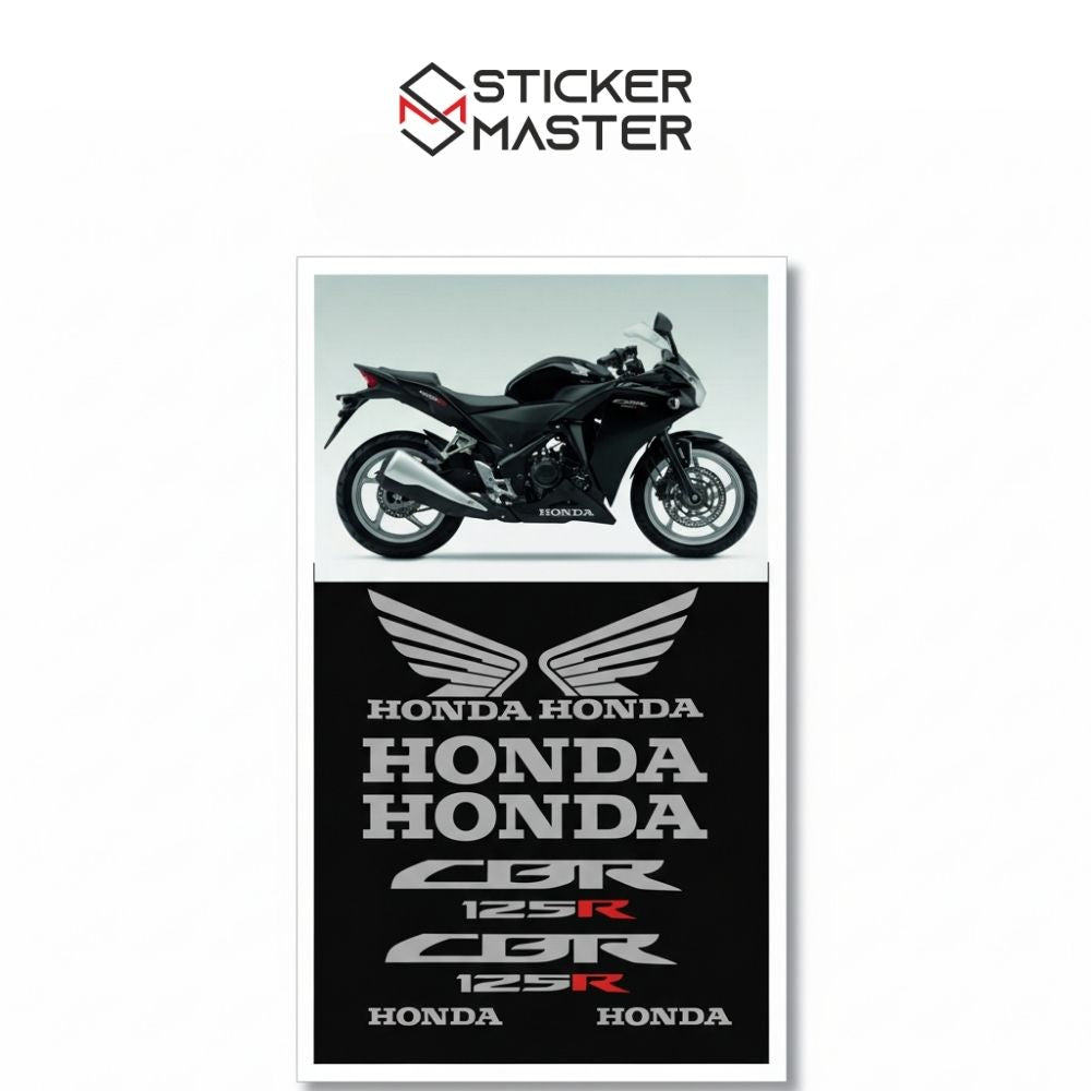 Sticker Master Honda Cbr125R Sticker Set Motor Çıkartma Etiket