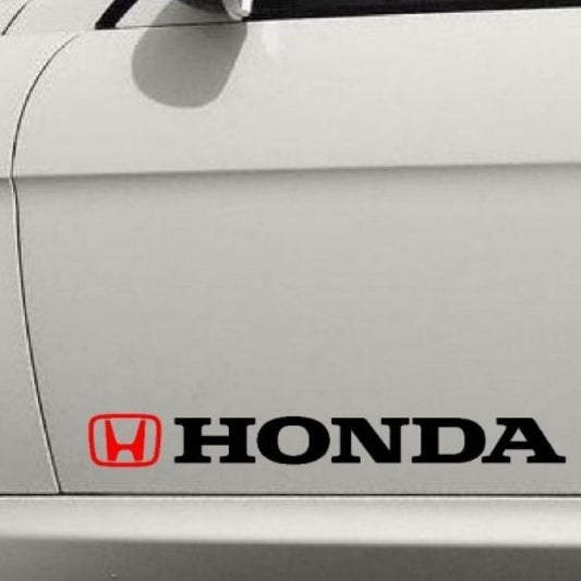 Sticker Master Honda Oto Kapı Sticker Seti Motor Etiket Çıkartma 2 Adet