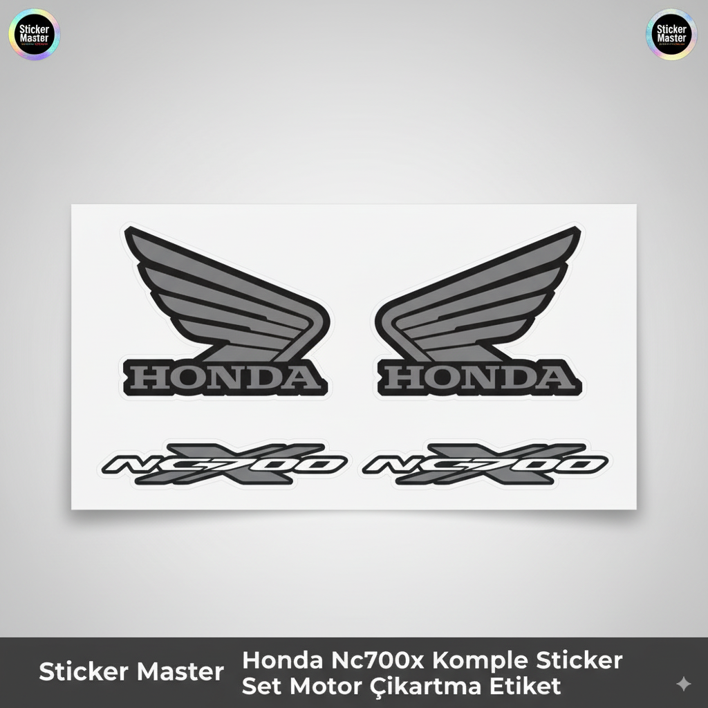 Sticker Master Honda Nc700x Komple Sticker Set Motor Çıkartma Etiket