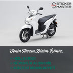 Sticker Master Dio Honda Sticker Set Motor Çıkartma Etiket 2 Adet Sağ ve Sol