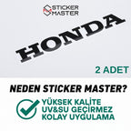 Sticker Master Dio Honda Sticker Set Motor Çıkartma Etiket 2 Adet Sağ ve Sol