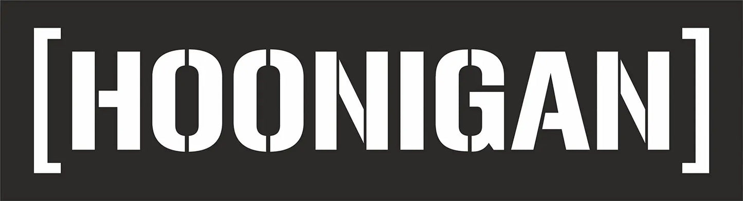 Sticker Master Hoonigan Oto Sticker Motor, Kask, Laptop, Araba, Oto Araç İçin Dayanıklı Etiket Decal
