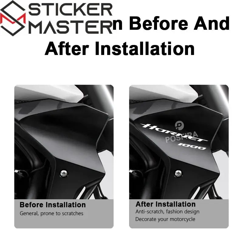 Hornet 1000 Sticker | Honda CB1000 SP Yan Grenaj ve Depo Decal (20 cm) Sticker Master