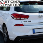 Hyundai Logo Sticker Arka Bagaj Yazısı | Sticker Master