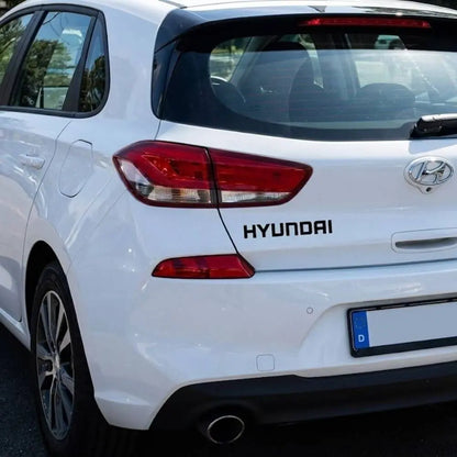 Hyundai Logo Sticker Arka Bagaj Yazısı | Sticker Master - Sticker Master