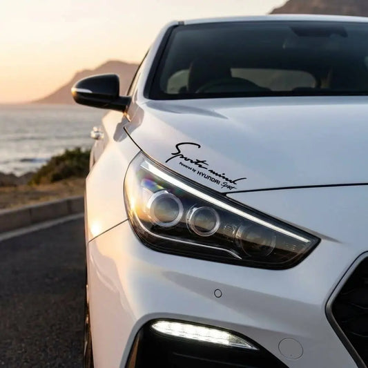 Hyundai Sports Mind Sticker Powered by Far Üstü 30cm | Sticker Master - Sticker Master
