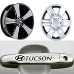 Sticker Master Hyundai Tucson Kapı Kolu ve Jant Sticker Seti – 10 Adet Sticker Master