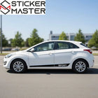 Hyundai Yan Şerit Sticker Sport Kapı Altı Seti | Sticker Master