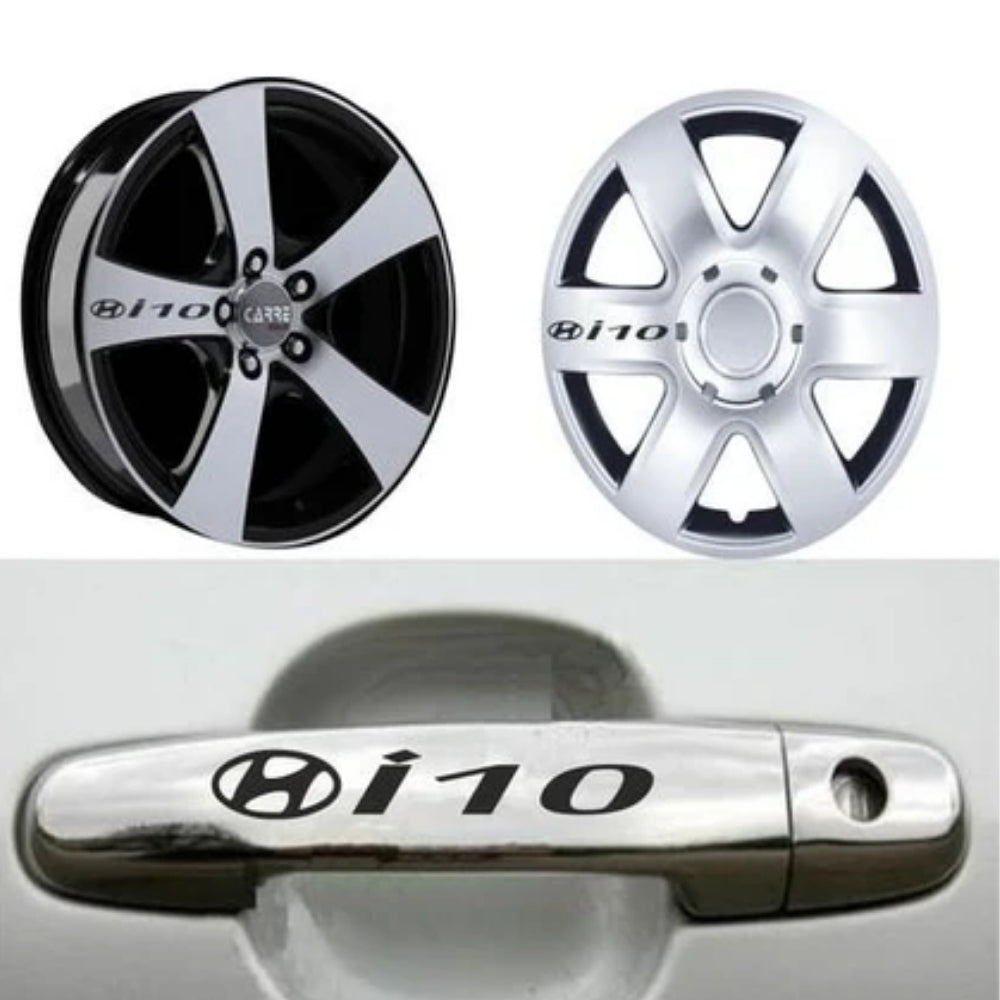 Sticker Master Hyundai İ10 Kapı Kolu ve Jant Sticker Seti – 10 Adet