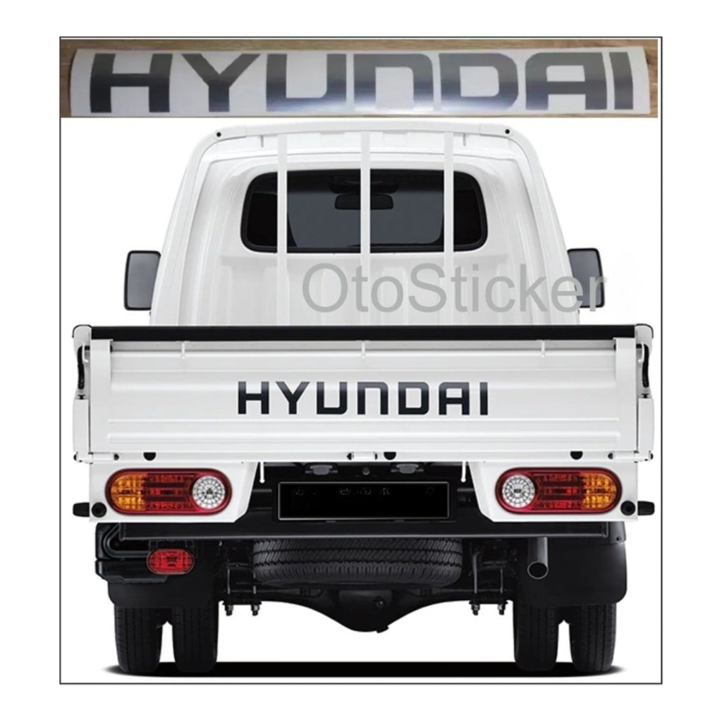 Sticker Master Hyundai H100 Arka Kapak Sticker – Kamyonet & Minibüs Uyumlu Yazı Etiketi