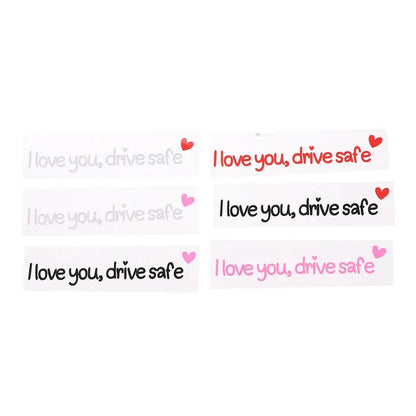 I Love You Drive Safe Sticker Dikiz Aynası Yazısı | Sticker Master - Sticker Master