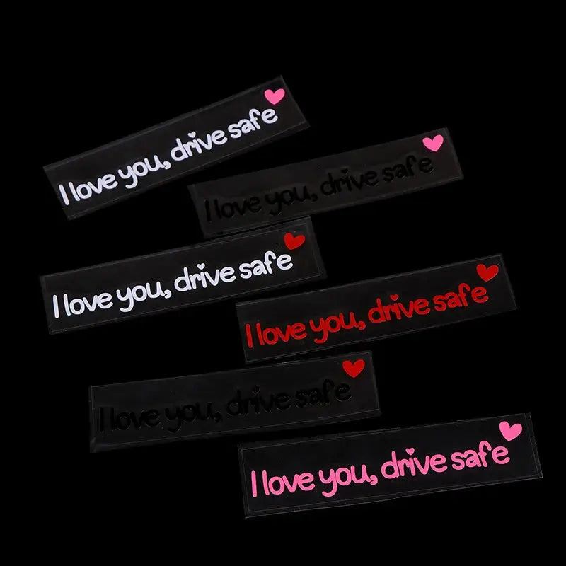 I Love You Drive Safe Sticker Dikiz Aynası Yazısı | Sticker Master - Sticker Master