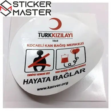 İçten Yapıştırma Etiket | Cam İçin Ters Baskılı Oto Çıkartma - Sticker Master