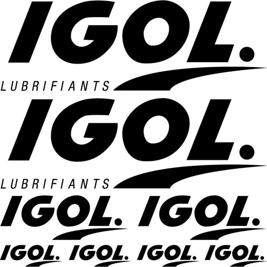 Sticker Master Igol Sponsor Set Oto Motor Araba Sticker