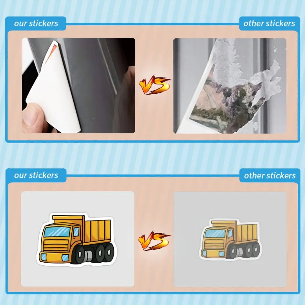 İnşaat Araçları Sticker Seti 60’lı | Sticker Master - Sticker Master