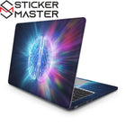 Işıklı Beyin Laptop Sticker Programmer Brain Vinil Kaplama | Sticker Master