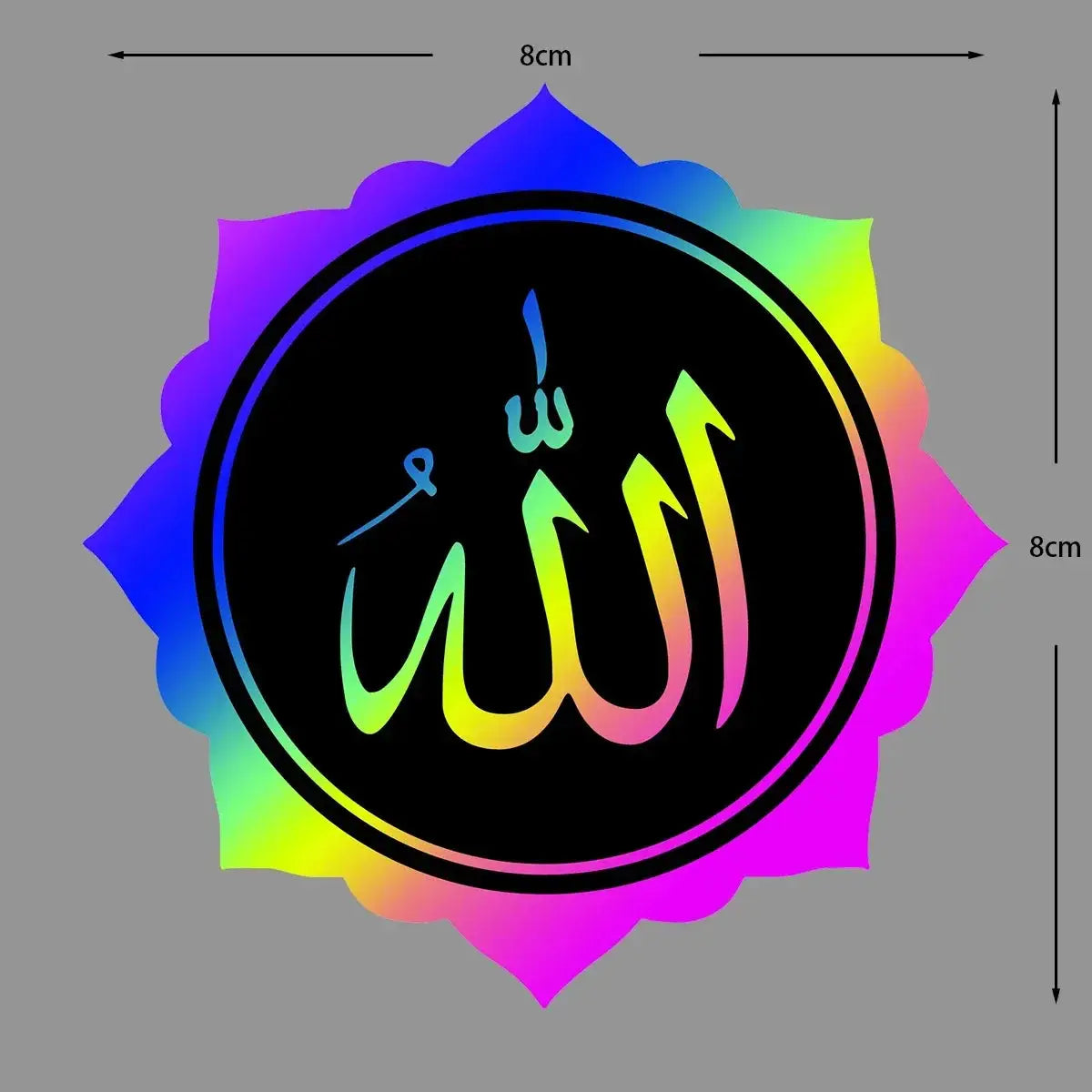 İslami Araç Sticker Modelleri | Maşallah, Besmele ve Allah Yazılı Reflektif Hat Yazısı Sticker Master