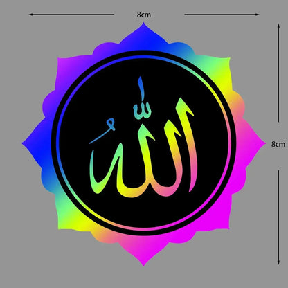 İslami Araç Sticker Modelleri | Maşallah, Besmele ve Allah Yazılı Reflektif Hat Yazısı Sticker Master