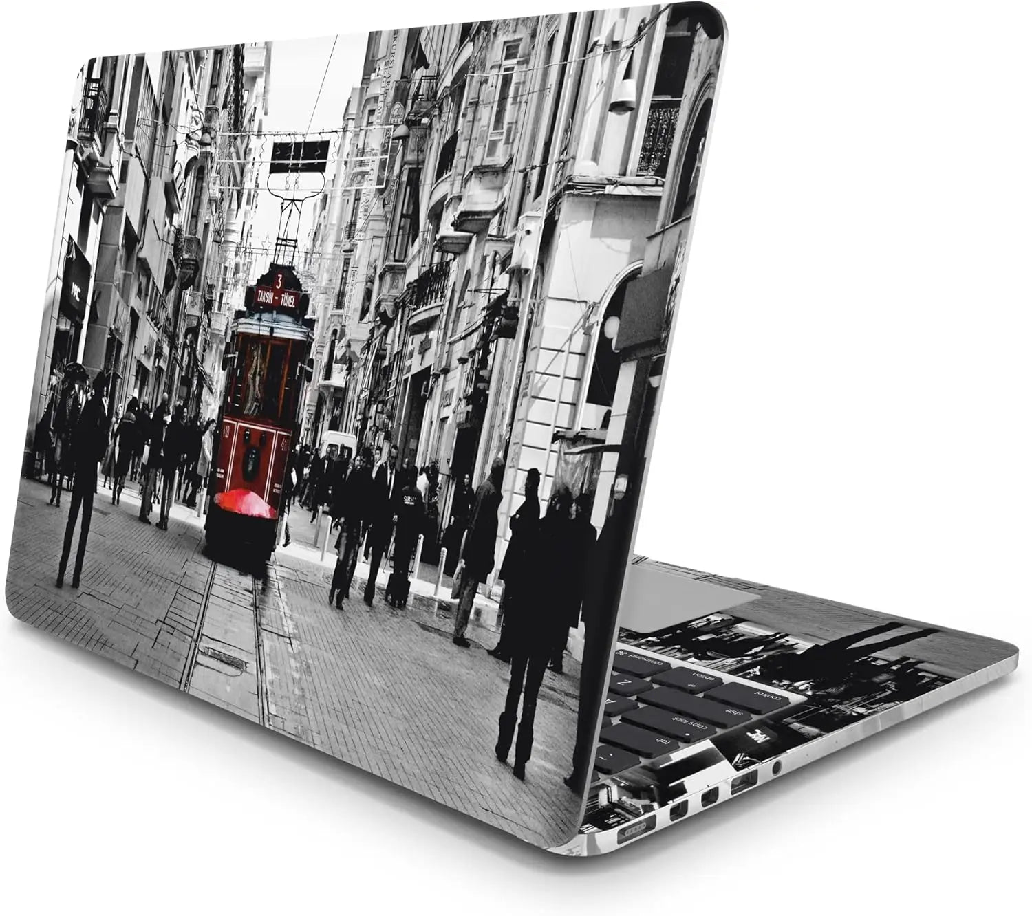 Sticker Master Taksim Tunel Evrensel Sticker Dizüstü Bilgisayar Vinil Sticker Decal 12" 13" 13.3" 14" 15" 15.4" 15.6 inç Dizüstü Bilgisayar Çıkartma Koruyucu Macbook Asus Acer Hp Lenovo Huawei Dell İçin - Sticker Master