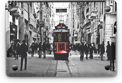 Sticker Master Taksim Tunel Evrensel Sticker Dizüstü Bilgisayar Vinil Sticker Decal 12" 13" 13.3" 14" 15" 15.4" 15.6 inç Dizüstü Bilgisayar Çıkartma Koruyucu Macbook Asus Acer Hp Lenovo Huawei Dell İçin - Sticker Master