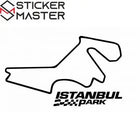 İstanbul Park Sticker - Efsanevi Yarış Pisti Silüeti | Sticker Master