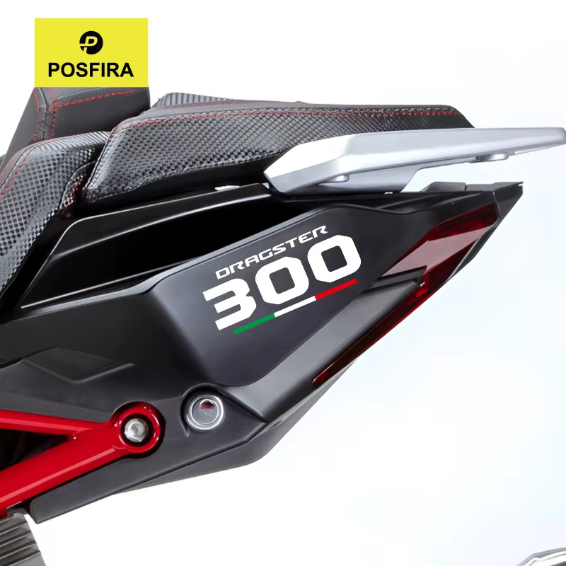 Italjet Dragster 300 Sticker | Kuyruk ve Sele Altı Logosu (15 cm) Sticker Master