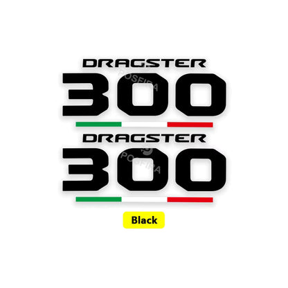 Italjet Dragster 300 Sticker | Kuyruk ve Sele Altı Logosu (15 cm) Sticker Master