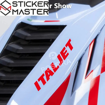 Italjet Dragster Sticker | 16 cm Logo (50cc - 300cc Uyumlu) Sticker Master