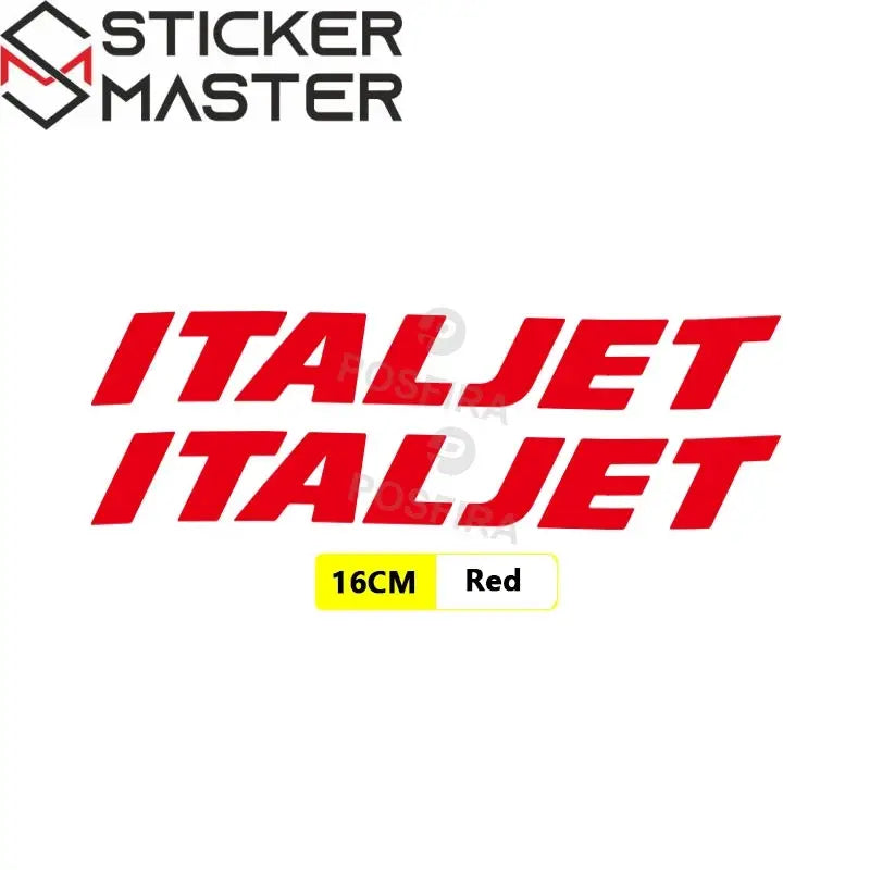 Italjet Dragster Sticker | 16 cm Logo (50cc - 300cc Uyumlu) Sticker Master