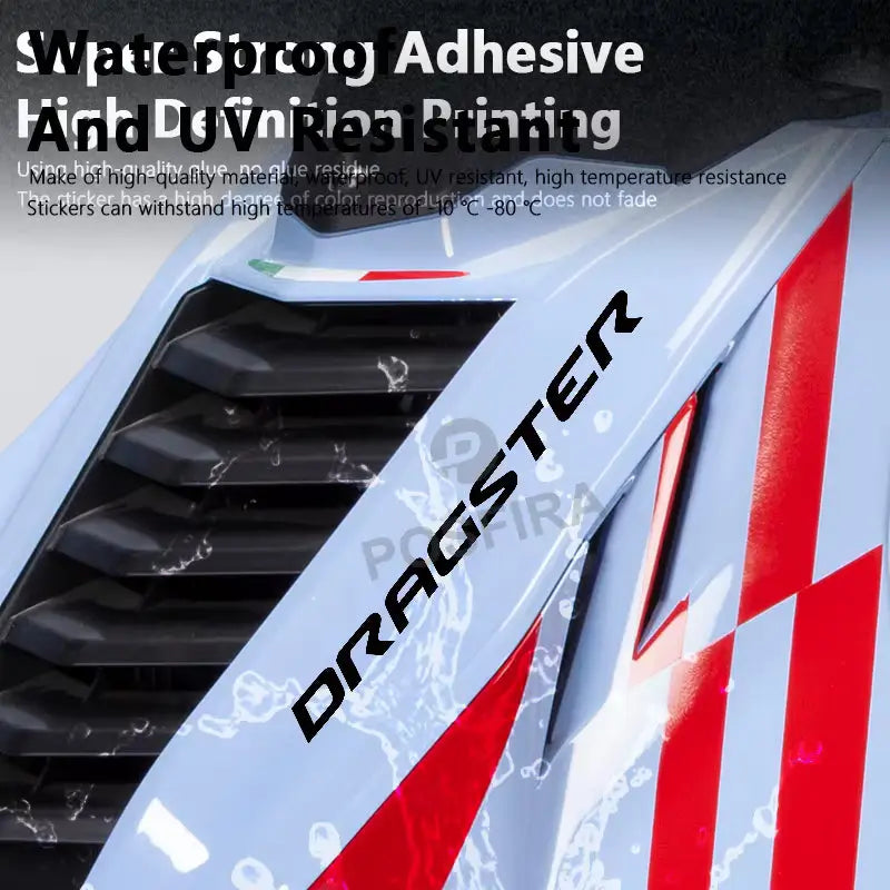 Italjet Dragster Sticker | 20 cm Grenaj Yazısı (125/200/300) Sticker Master