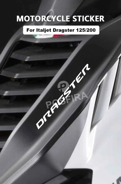 Italjet Dragster Sticker | 20 cm Grenaj Yazısı (125/200/300) Sticker Master
