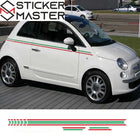 İtalyan Bayrağı Araba Sticker Şerit Seti Fiat 500 Uyumlu | Sticker Master