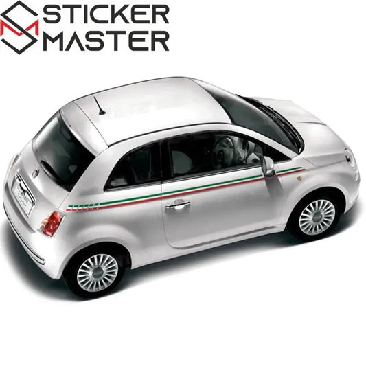 İtalyan Bayrağı Araba Sticker Şerit Seti Fiat 500 Uyumlu | Sticker Master - Sticker Master
