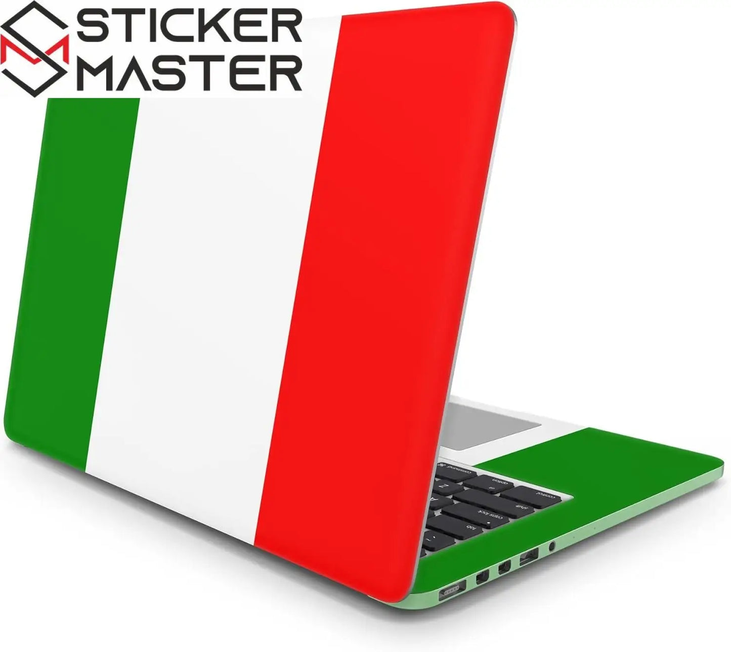 Sticker Master italian Flag Evrensel Sticker Dizüstü Bilgisayar Vinil Sticker Decal 12" 13" 13.3" 14" 15" 15.4" 15.6 inç Dizüstü Bilgisayar Çıkartma Koruyucu Macbook Asus Acer Hp Lenovo Huawei Dell İçin - Sticker Master