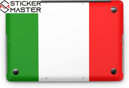 Sticker Master italian Flag Evrensel Sticker Dizüstü Bilgisayar Vinil Sticker Decal 12" 13" 13.3" 14" 15" 15.4" 15.6 inç Dizüstü Bilgisayar Çıkartma Koruyucu Macbook Asus Acer Hp Lenovo Huawei Dell İçin - Sticker Master