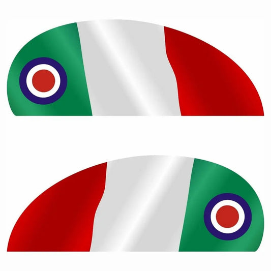 Vespa İtalyan Bayrağı Yan Kaporta Sticker | Sticker Master