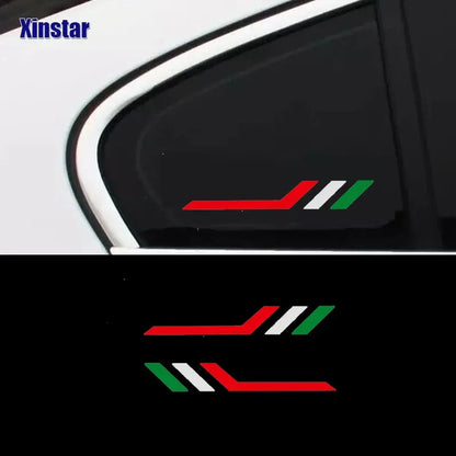 İtalyan Şerit Sticker | Sportif Araç Çıkartması (2 Adet) | Sticker Master - Sticker Master