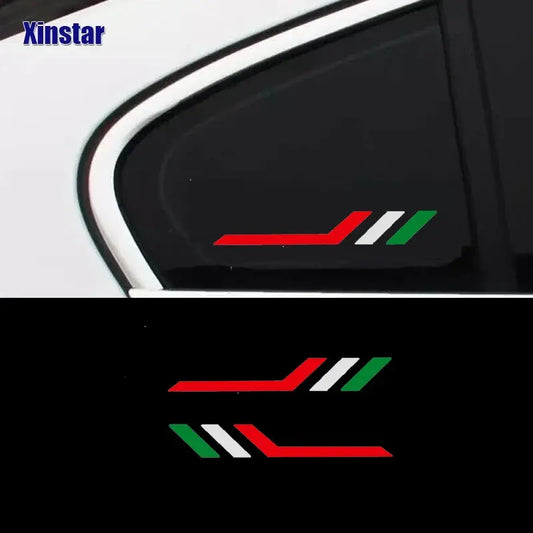 İtalyan Şerit Sticker | Sportif Araç Çıkartması (2 Adet) | Sticker Master - Sticker Master