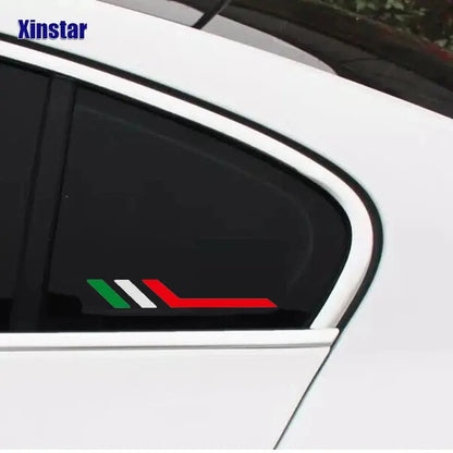 İtalyan Şerit Sticker | Sportif Araç Çıkartması (2 Adet) | Sticker Master - Sticker Master